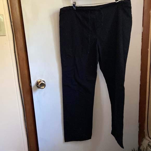Absolute Slacks black drawstring. New never worn a mix of cotton & polyester - Picture 1 of 4